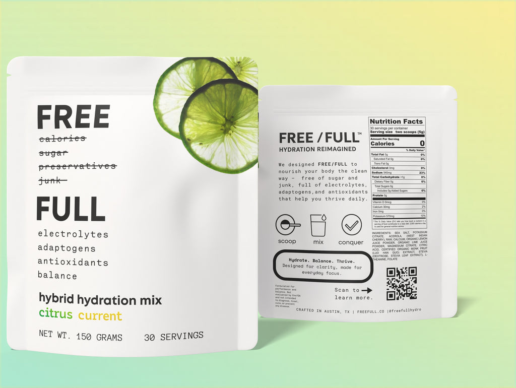 PRE-ORDER: FREE/FULL Citrus Current Hydration Powder